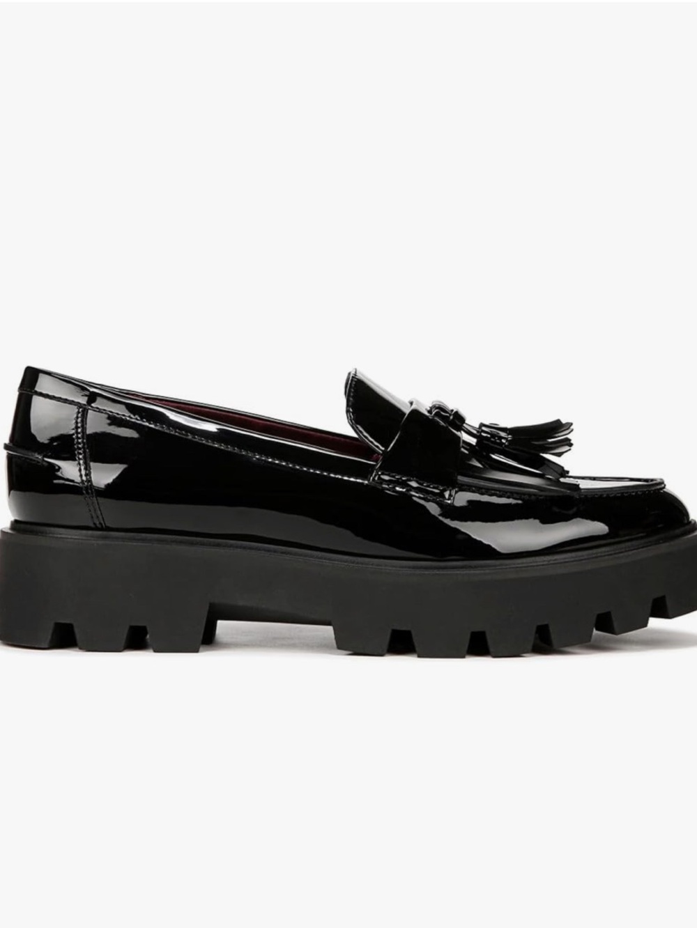 FRANCO SARTO BERSA LOAFER FAUX PATENT LEATHER